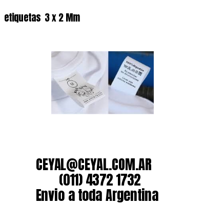 etiquetas  3 x 2 Mm