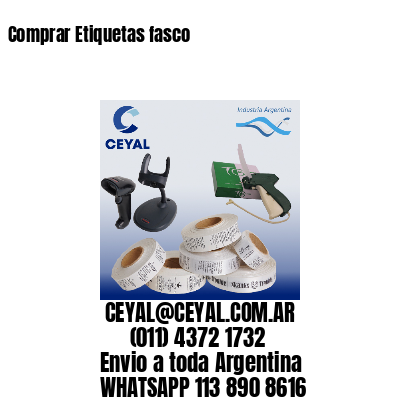 Comprar Etiquetas fasco