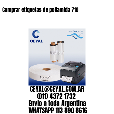 Comprar etiquetas de poliamida 710