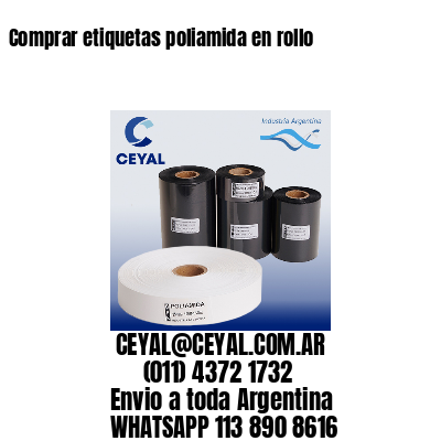 Comprar etiquetas poliamida en rollo