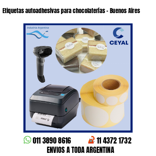 Etiquetas autoadhesivas para chocolaterías – Buenos Aires