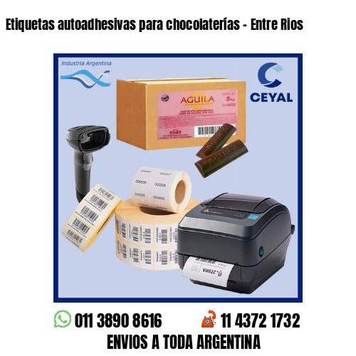 Etiquetas autoadhesivas para chocolaterías – Entre Rios