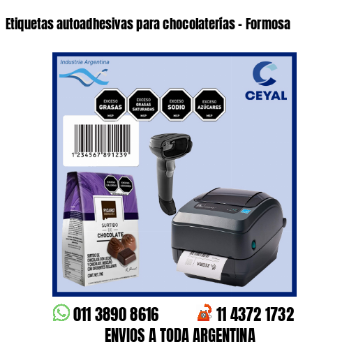 Etiquetas autoadhesivas para chocolaterías – Formosa