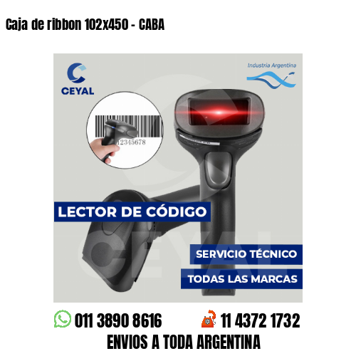 Caja de ribbon 102x450 - CABA