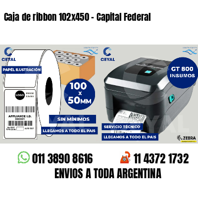 Caja de ribbon 102x450 - Capital Federal