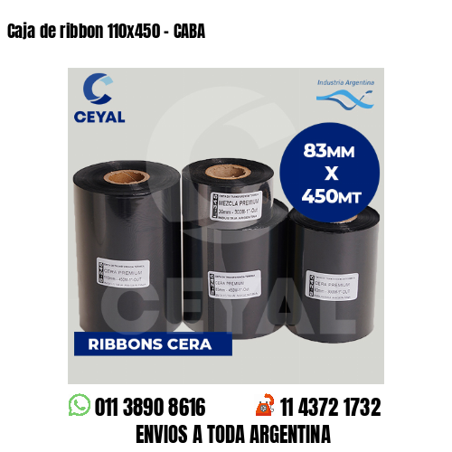 Caja de ribbon 110×450 – CABA