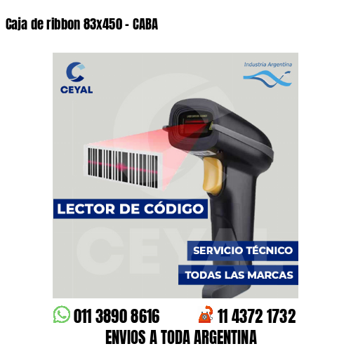 Caja de ribbon 83x450 - CABA