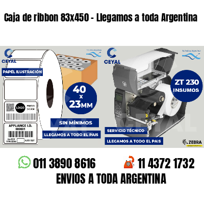 Caja de ribbon 83x450 - Llegamos a toda Argentina