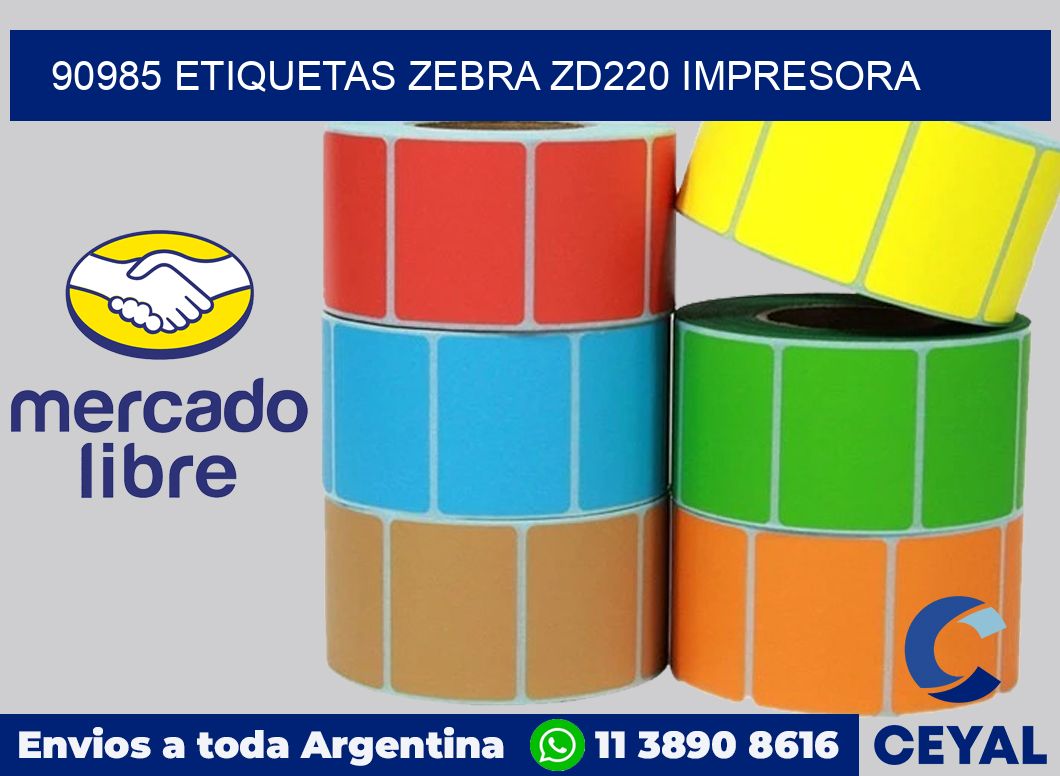 90985 etiquetas Zebra zd220 impresora