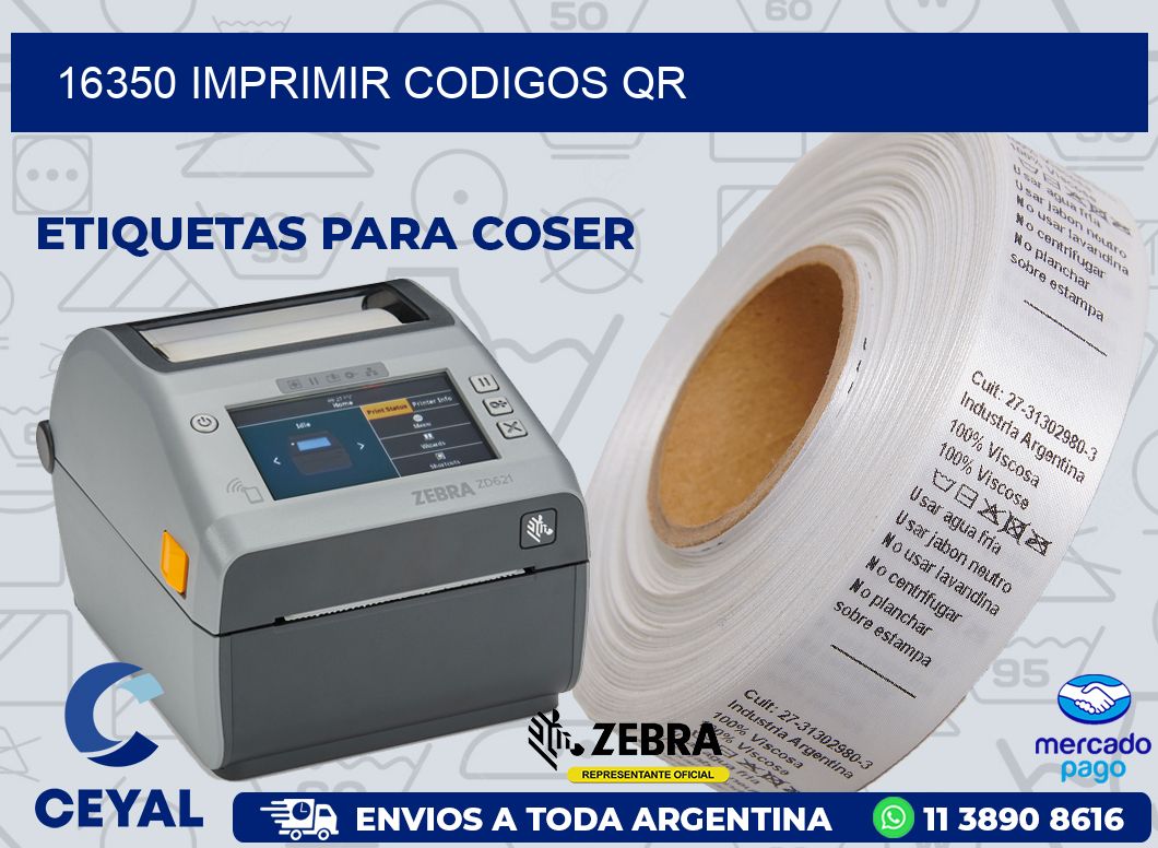 16350 IMPRIMIR CODIGOS QR