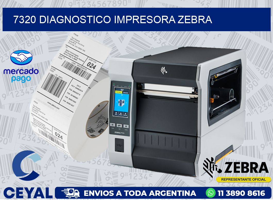 7320 Diagnostico Impresora Zebra Etiquetadora Manual Argentina 9400