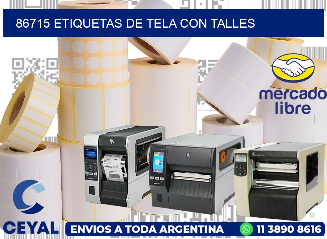 Etiquetas De Tela Con Talles Etiquetadora Manual Argentina