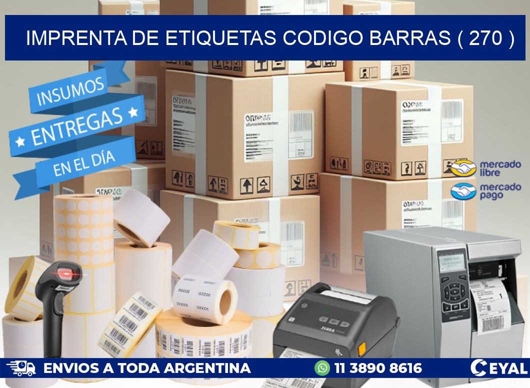 imprenta de etiquetas codigo barras ( 270 )