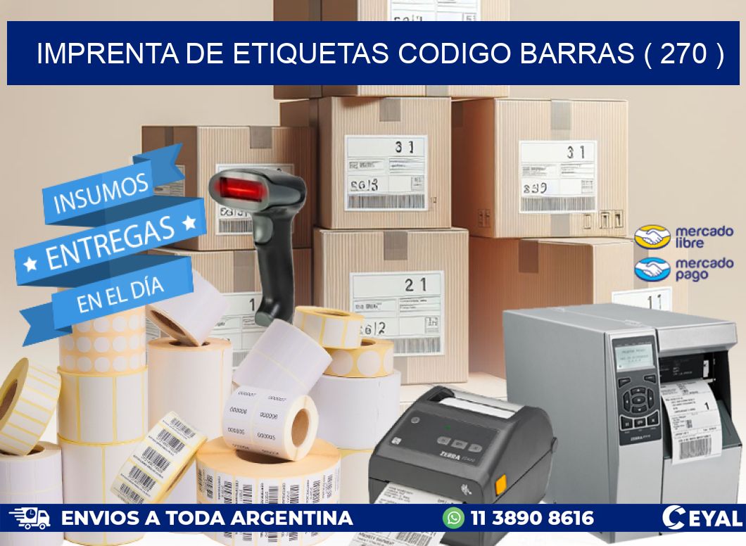 imprenta de etiquetas codigo barras ( 270 )