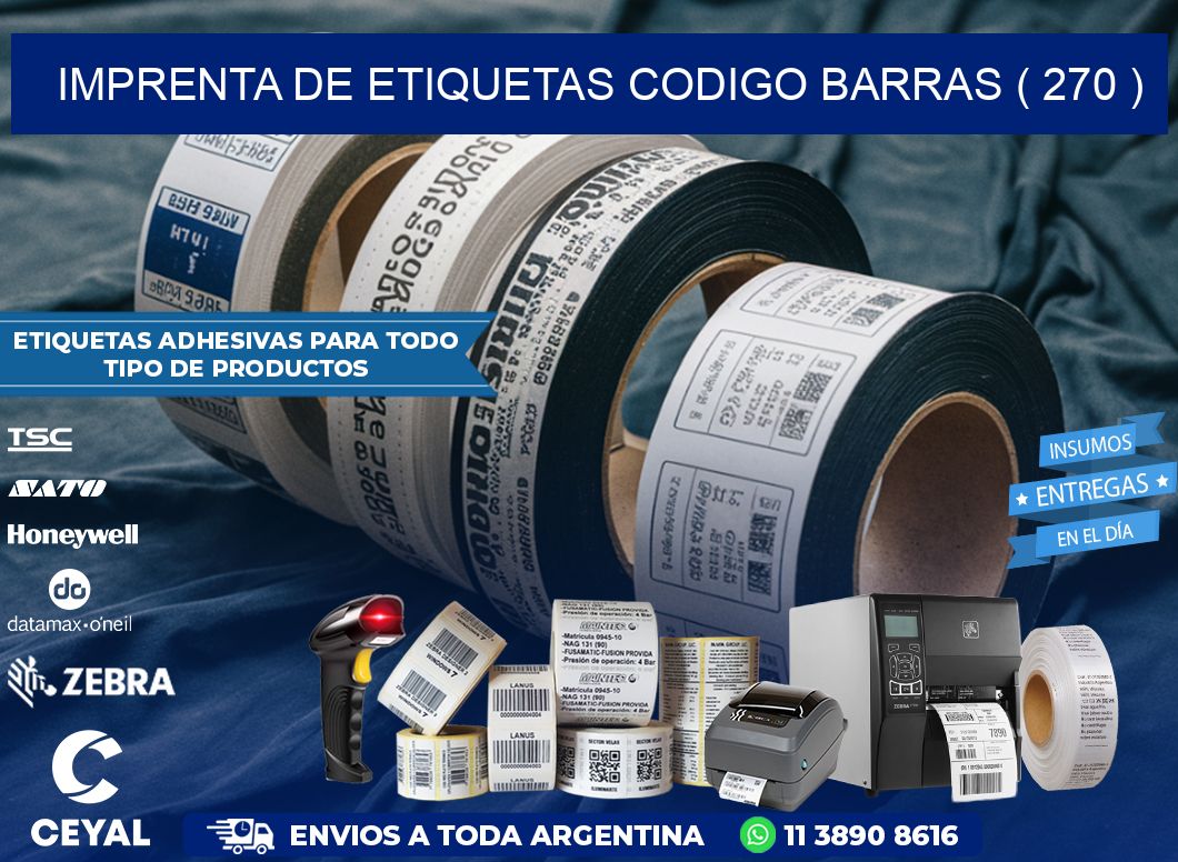 imprenta de etiquetas codigo barras ( 270 )