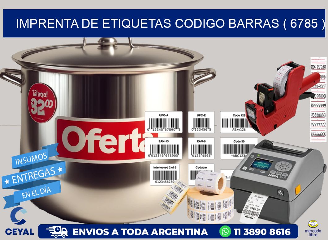 imprenta de etiquetas codigo barras ( 6785 )