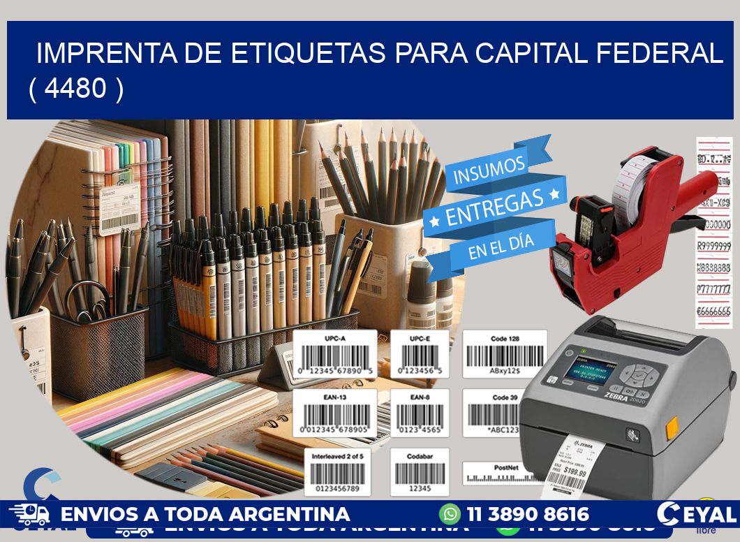 imprenta de etiquetas para capital federal  ( 4480 )