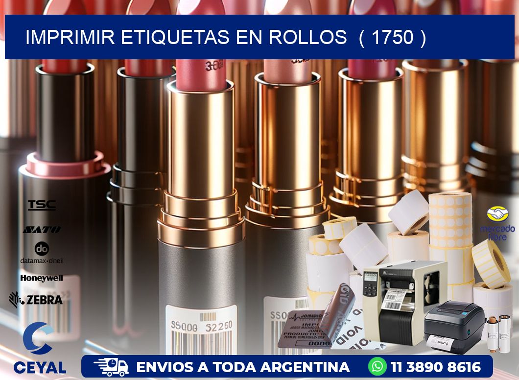 imprimir etiquetas en rollos  ( 1750 )