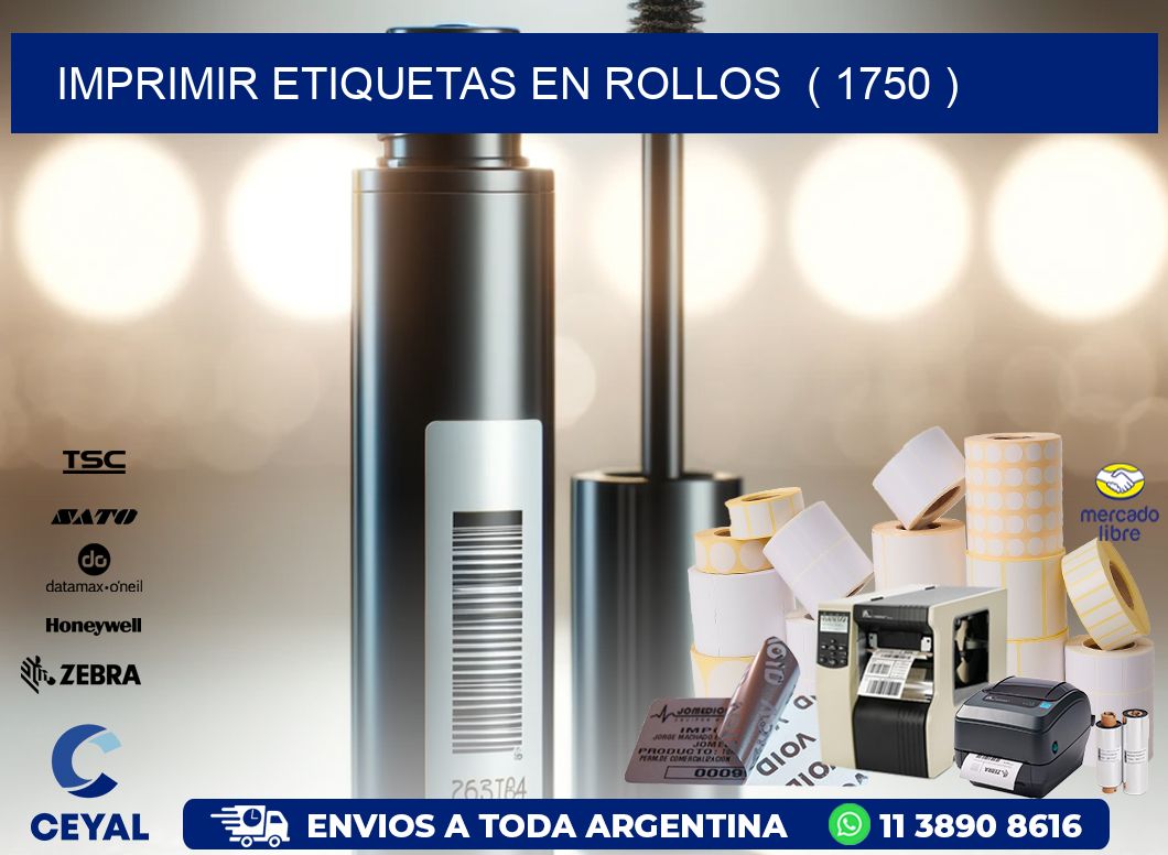 imprimir etiquetas en rollos  ( 1750 )