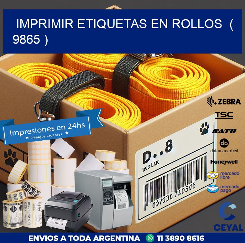 imprimir etiquetas en rollos  ( 9865 )