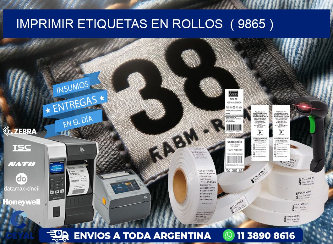 imprimir etiquetas en rollos  ( 9865 )