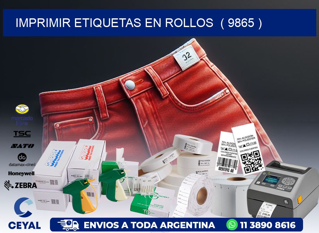 imprimir etiquetas en rollos  ( 9865 )