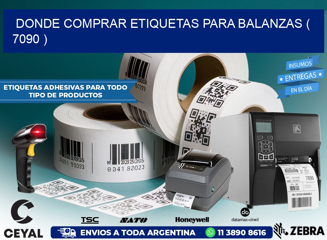 DONDE COMPRAR ETIQUETAS PARA BALANZAS ( 7090 )