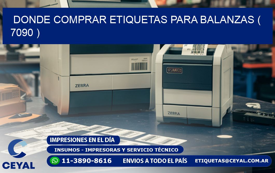 DONDE COMPRAR ETIQUETAS PARA BALANZAS ( 7090 )