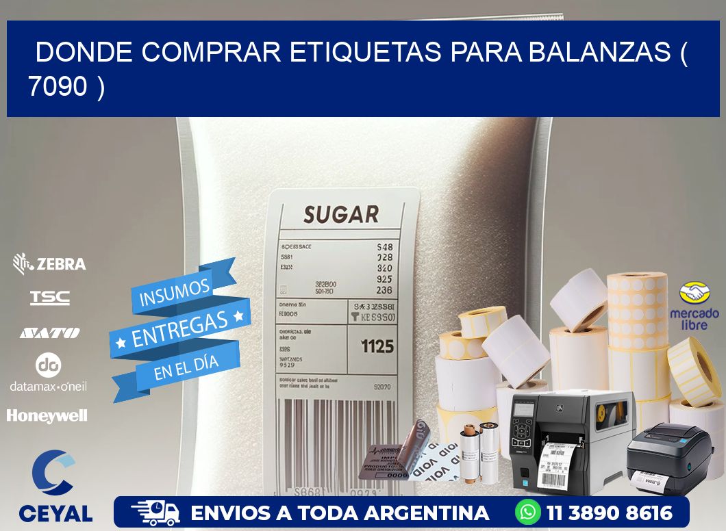 DONDE COMPRAR ETIQUETAS PARA BALANZAS ( 7090 )