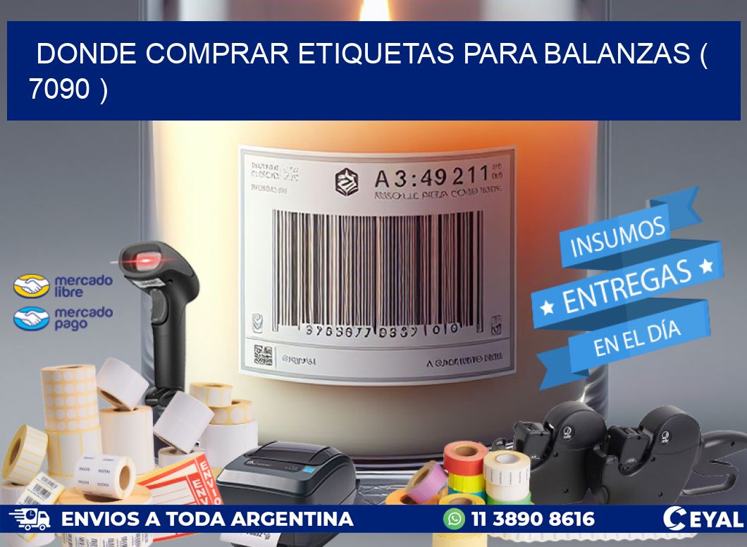 DONDE COMPRAR ETIQUETAS PARA BALANZAS ( 7090 )