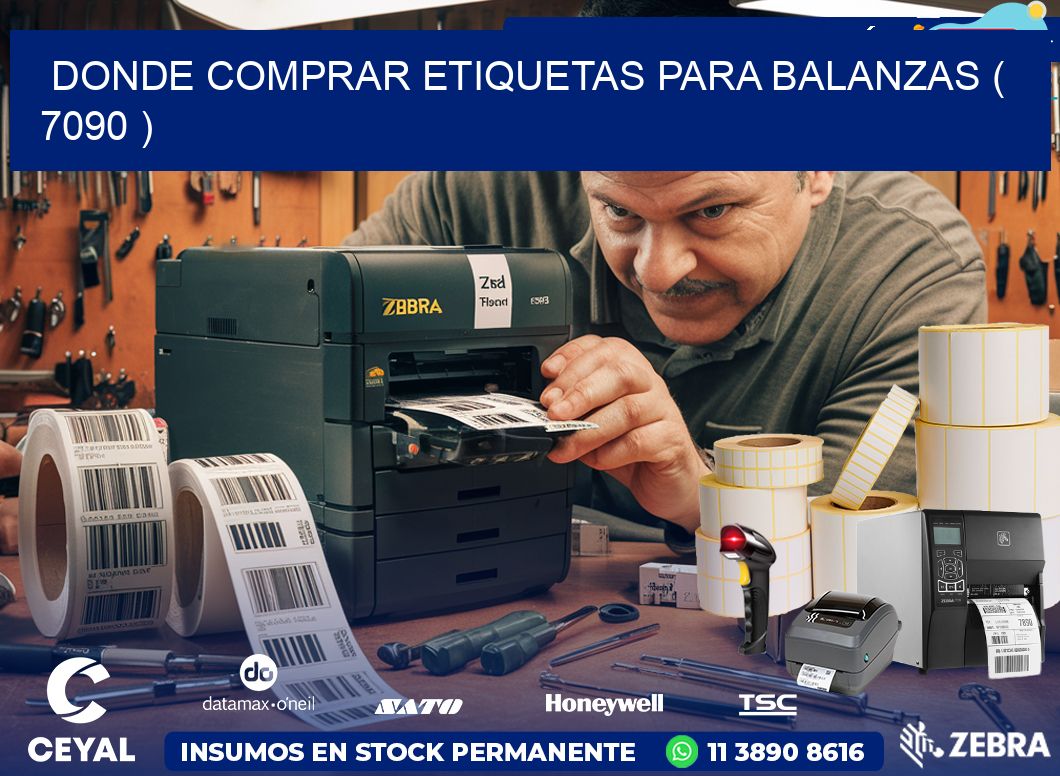 DONDE COMPRAR ETIQUETAS PARA BALANZAS ( 7090 )