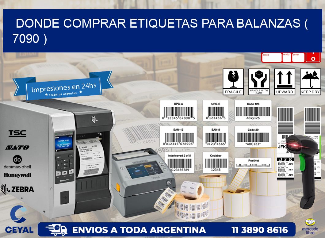 DONDE COMPRAR ETIQUETAS PARA BALANZAS ( 7090 )