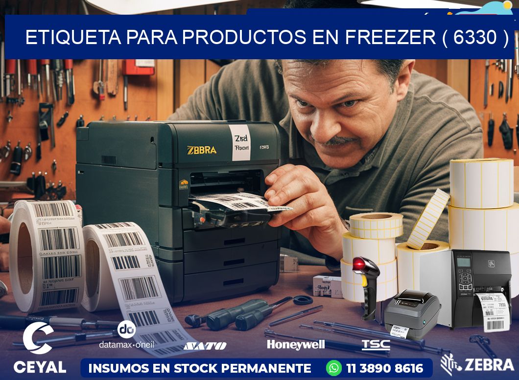 ETIQUETA PARA PRODUCTOS EN FREEZER ( 6330 )