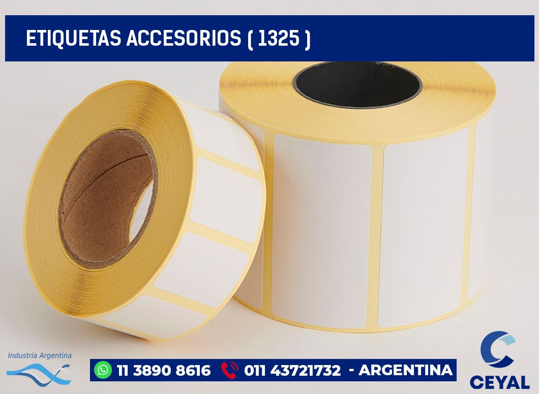 ETIQUETAS ACCESORIOS ( 1325 )