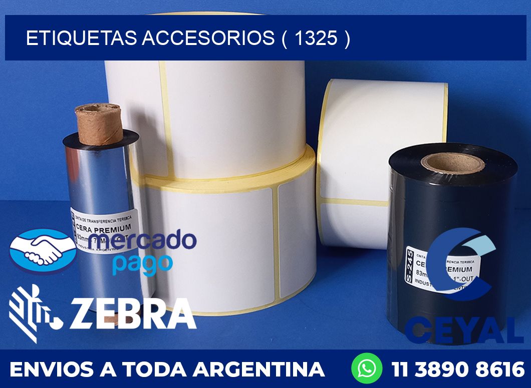 ETIQUETAS ACCESORIOS ( 1325 )