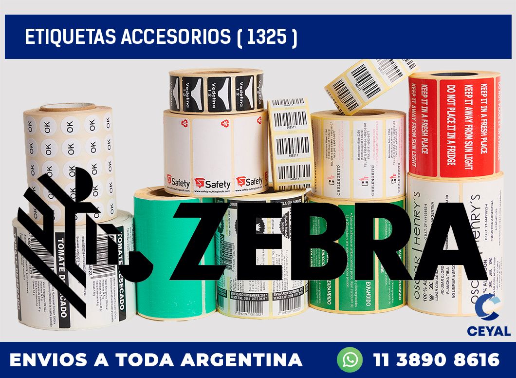 ETIQUETAS ACCESORIOS ( 1325 )