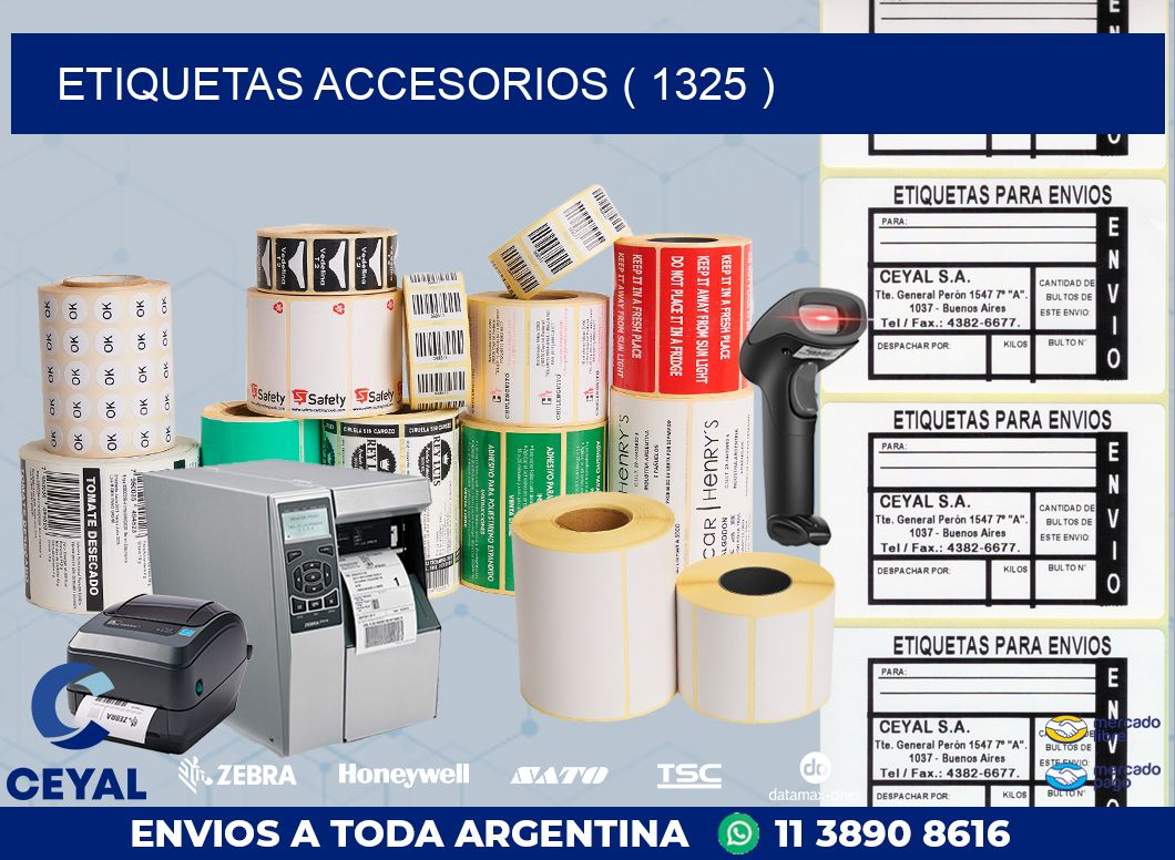 ETIQUETAS ACCESORIOS ( 1325 )