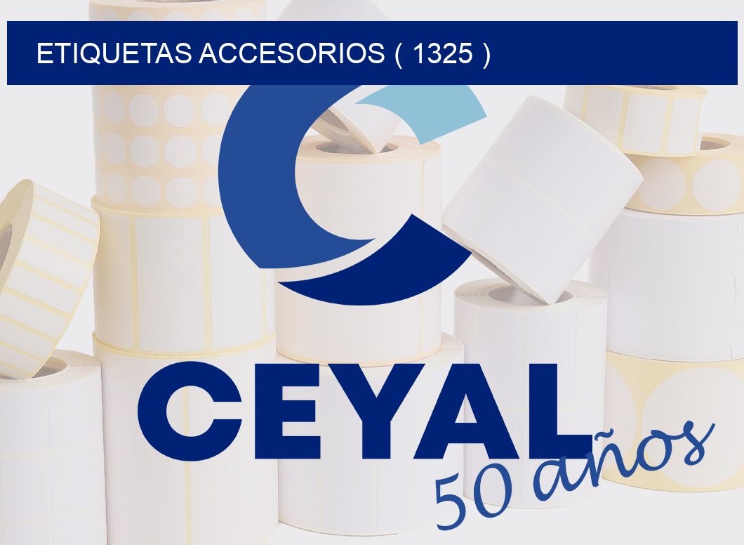 ETIQUETAS ACCESORIOS ( 1325 )