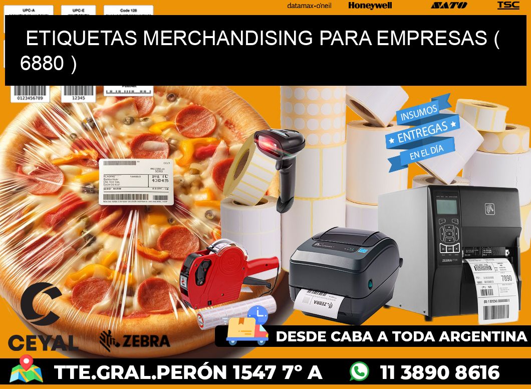 ETIQUETAS MERCHANDISING PARA EMPRESAS ( 6880 )