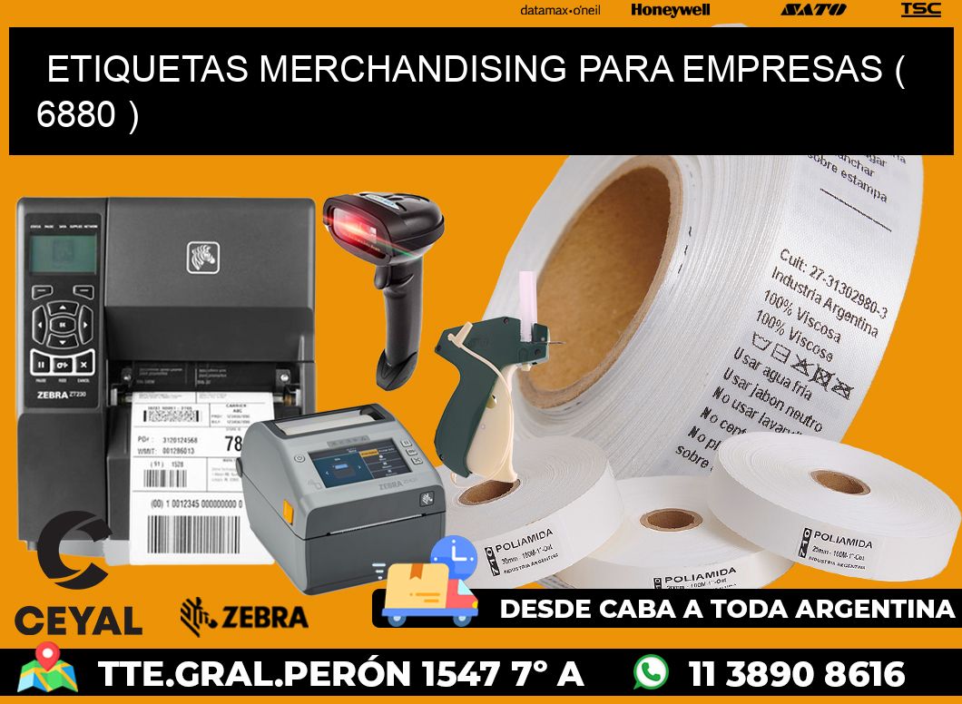 ETIQUETAS MERCHANDISING PARA EMPRESAS ( 6880 )