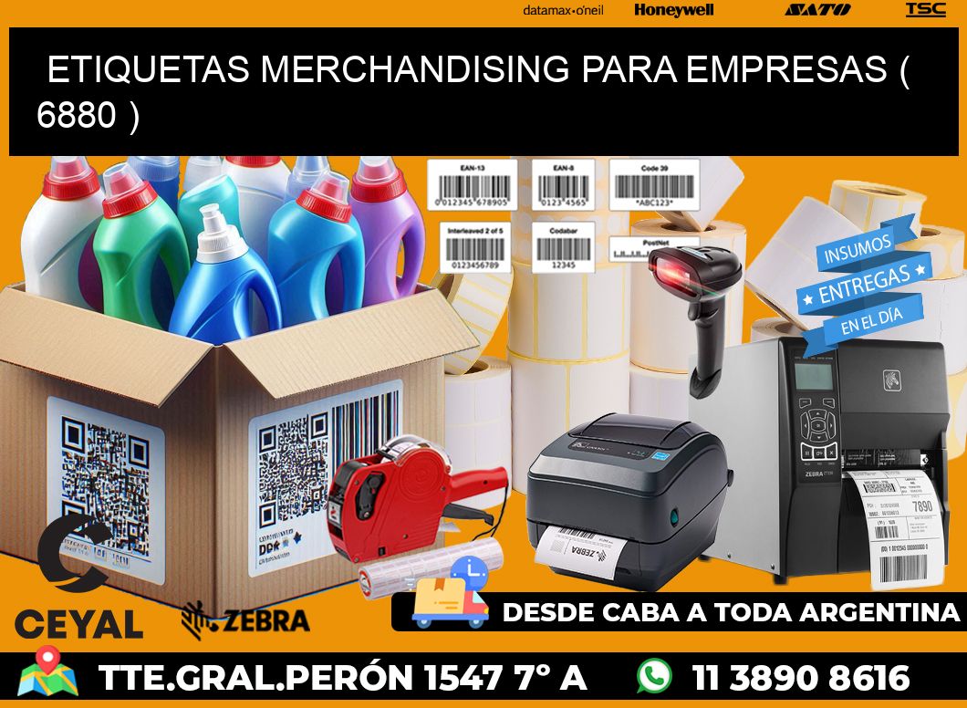 ETIQUETAS MERCHANDISING PARA EMPRESAS ( 6880 )