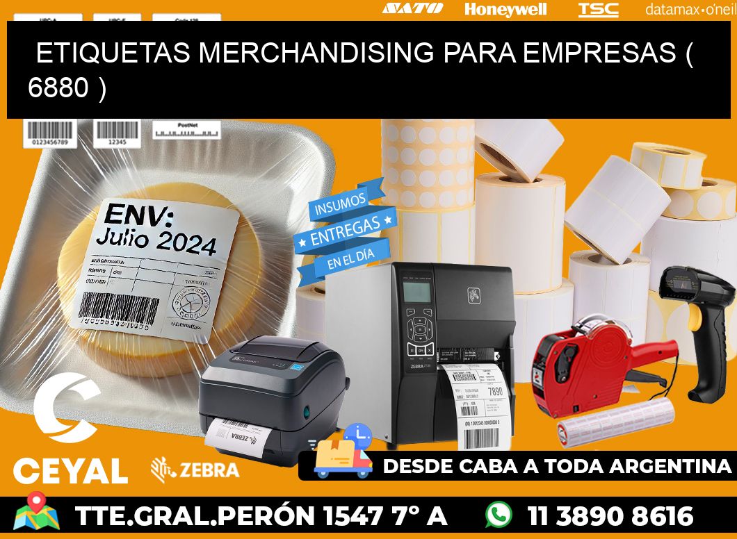 ETIQUETAS MERCHANDISING PARA EMPRESAS ( 6880 )