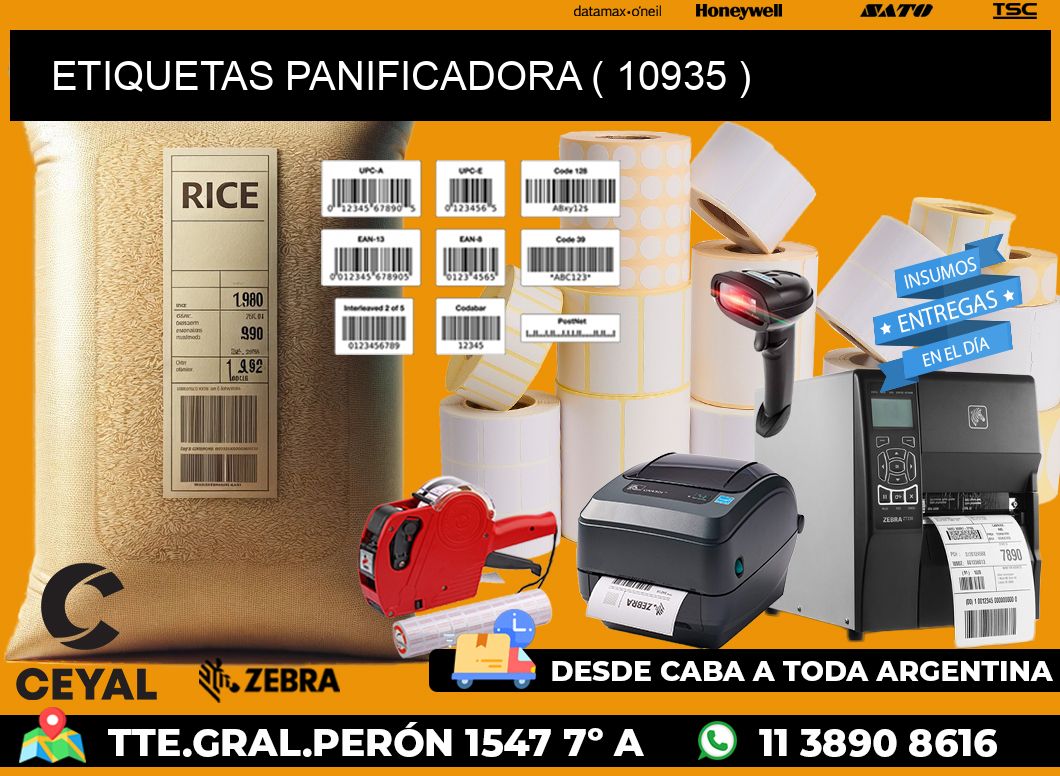 ETIQUETAS PANIFICADORA ( 10935 )