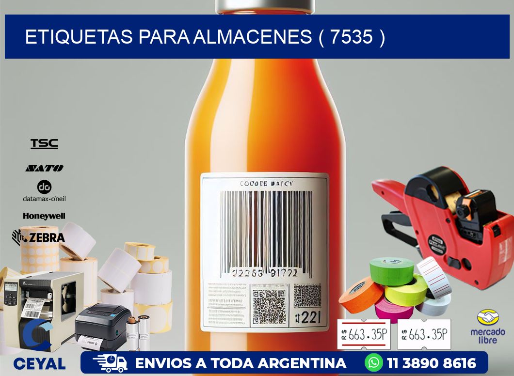 ETIQUETAS PARA ALMACENES ( 7535 )