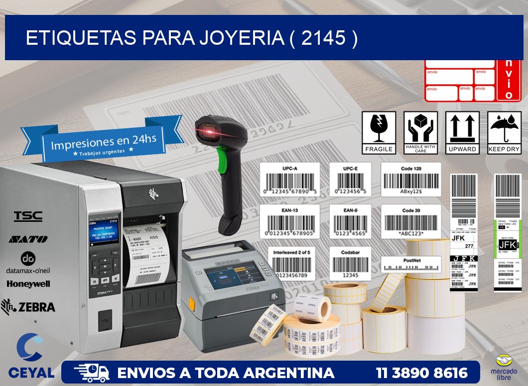 ETIQUETAS PARA JOYERIA ( 2145 )