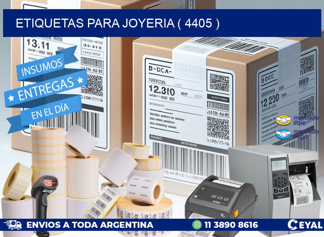 ETIQUETAS PARA JOYERIA ( 4405 )