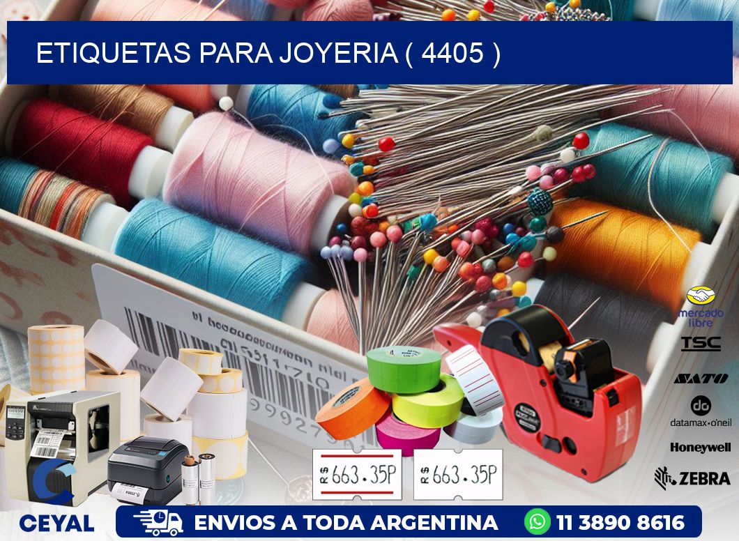 ETIQUETAS PARA JOYERIA ( 4405 )