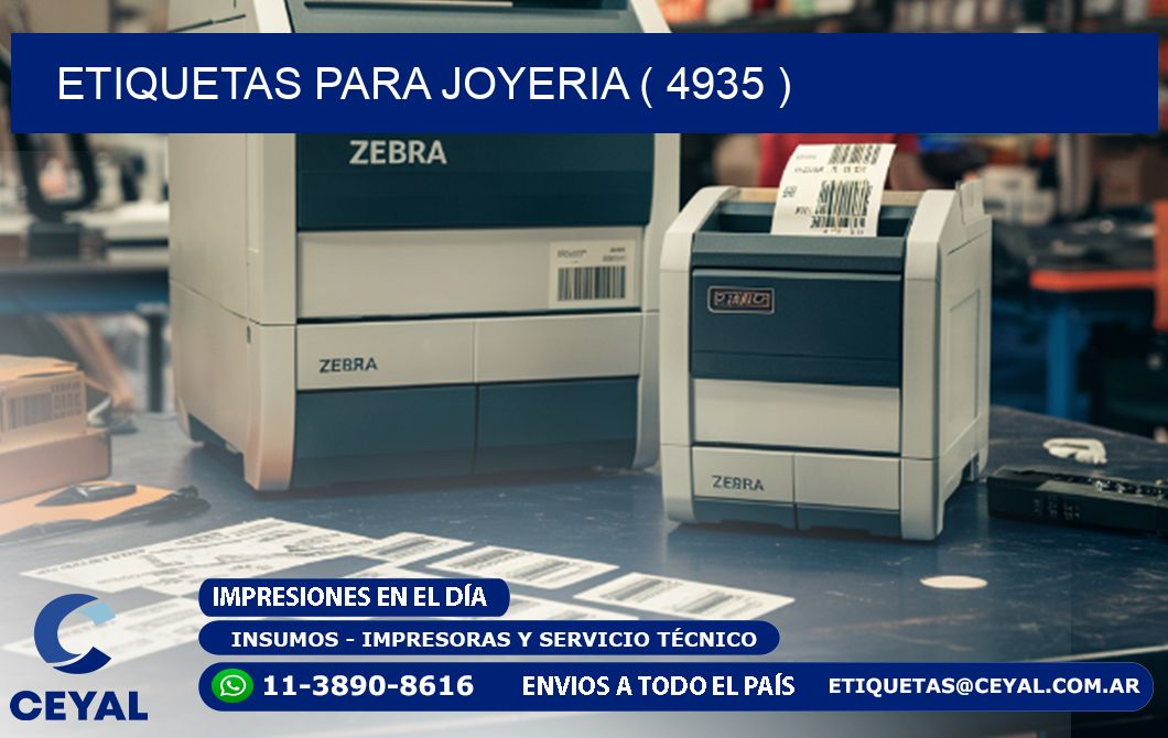 ETIQUETAS PARA JOYERIA ( 4935 )