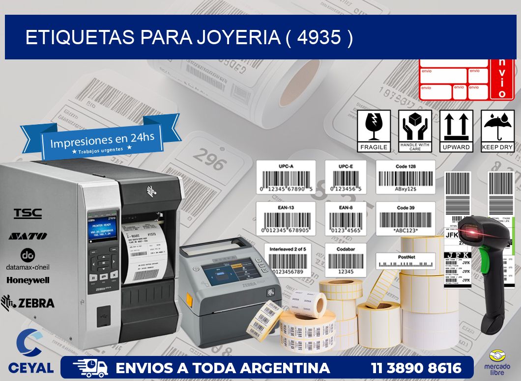 ETIQUETAS PARA JOYERIA ( 4935 )