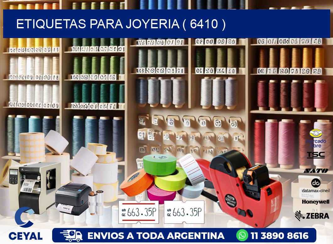 ETIQUETAS PARA JOYERIA ( 6410 )